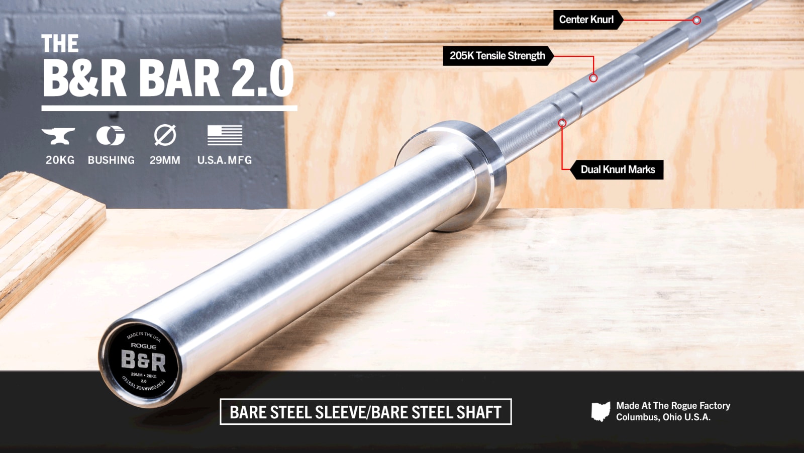 Rogue B R Bar 2.0 Rogue Fitness